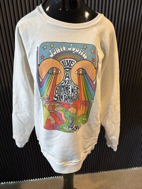 Retro Brand LA Joplin Live Fillmore West San Francisco 1969 Graphic Sweatshirt L